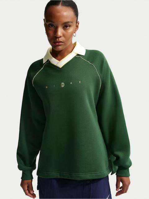 Nike Nike Sportswear Phoenix Fleece Women's Oversized Graphic Polo Top