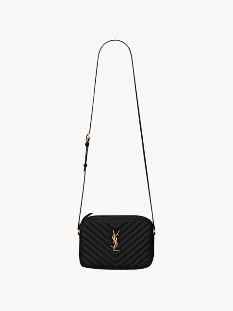SAINT LAURENT LOU CAMERA BAG IN QUILTED LEATHER