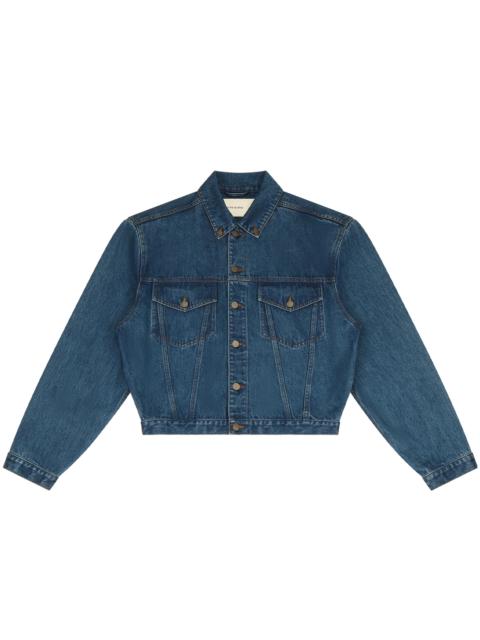entire studios SHRUNKEN DENIM JACKET RIVER WASH