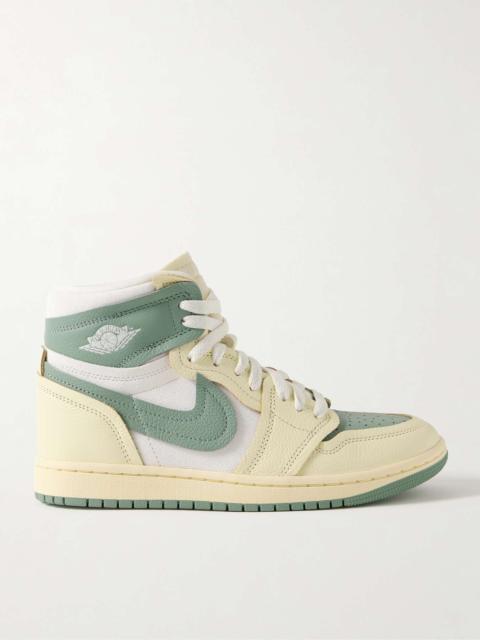 Jordan Air Jordan 1 High leather and twill sneakers