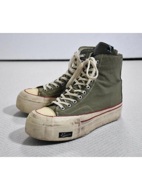 visvim Visvim ICT Skagway Hi G.Patten canvas shoes thick sole distressed casual shoes