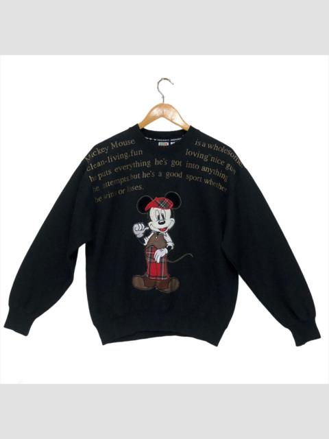 Other Designers Disney - Vintage Mickey mouse full print embroidered sweatshirt