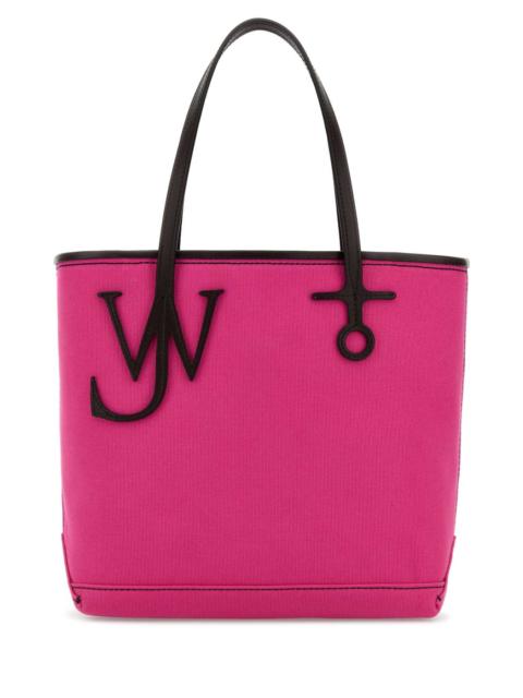 Other Designers Jw Anderson Women Fuchsia Canvas Small Anchor Bucket Bag