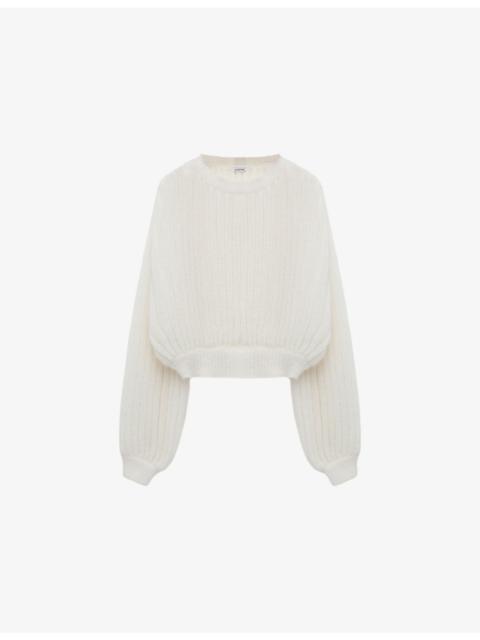 Loewe Relaxed-Fit Ribbed Wool-Blend Jumper