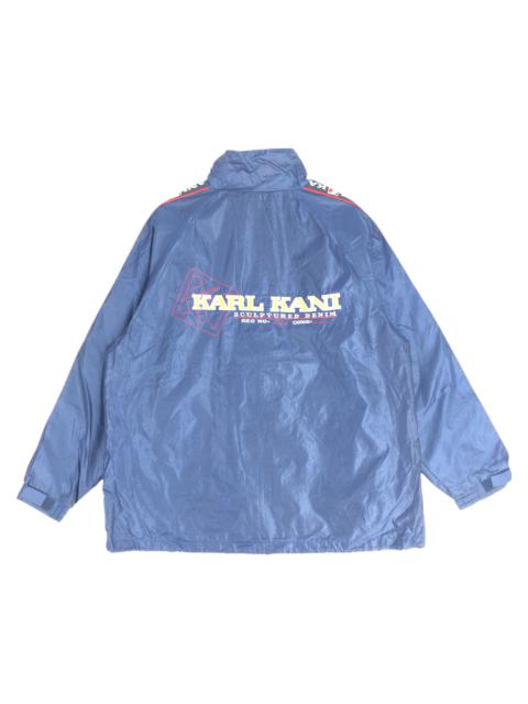 Other Designers Vintage - Vintage Karl Kani Side Tape Light Jacket Zipper Jacket