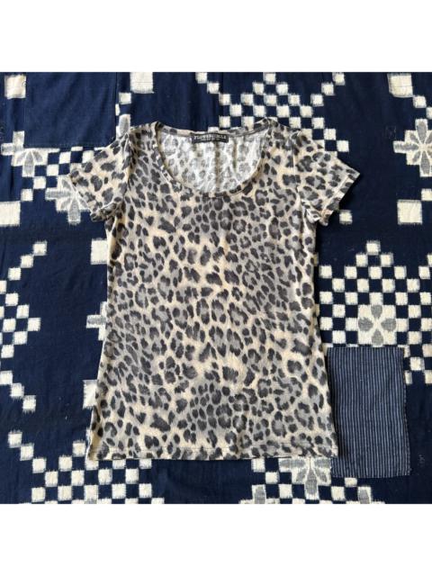 Other Designers Flower Circle Tiger print t-shirt