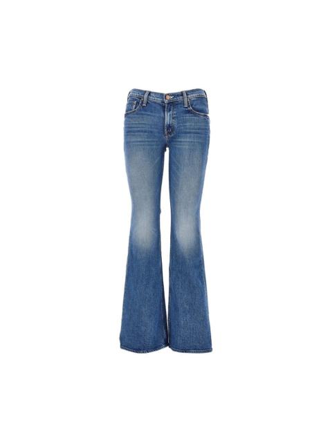 MOTHER Mother The Jinx Heel Denim Jeans Blue