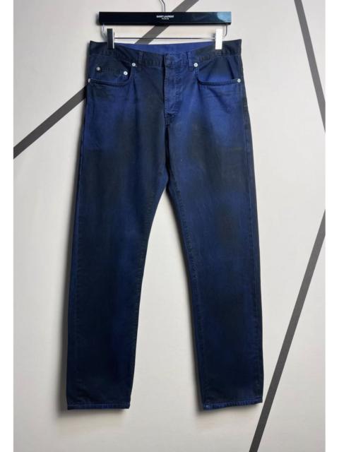 Dior Dior 14SS Blue Black Washed Straight Leg Jeans