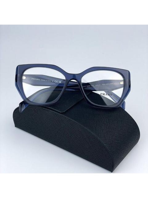 Prada NEW Prada PR18WV 08Q1O1 Dark Blue Crystal Cat Eye Women Eyeglasses