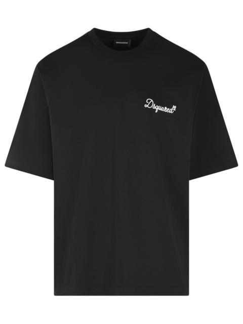 DSQUARED2 Dsquared2 Black Cotton T-shirt