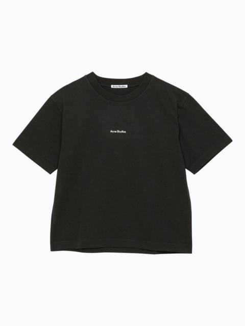 Acne Studios Classic Black T-Shirt With Logo Women