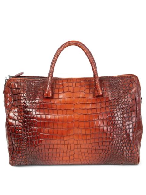 Bottega Veneta Bottega Veneta Crocodile Duffle Bag