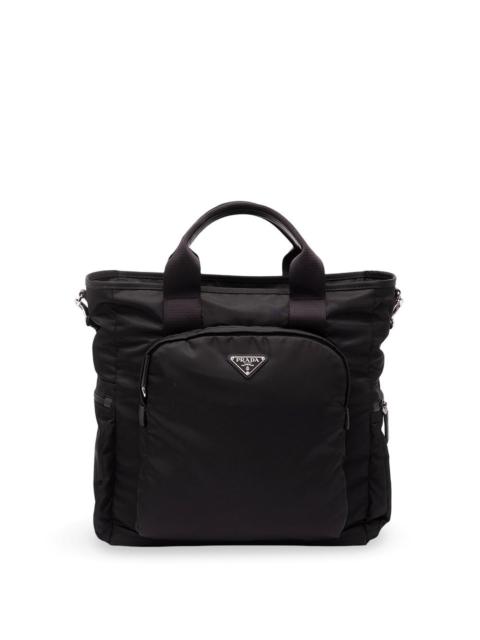 Prada Prada Men Re-Nylon And Saffiano Leather Shoulder Bag