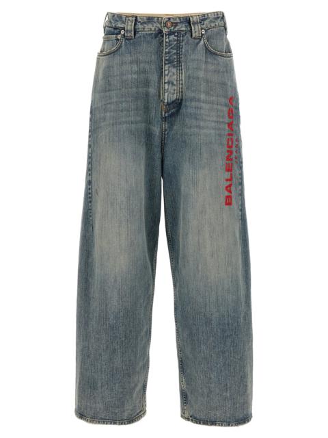 BALENCIAGA Balenciaga Men Logo Embroidery Jeans