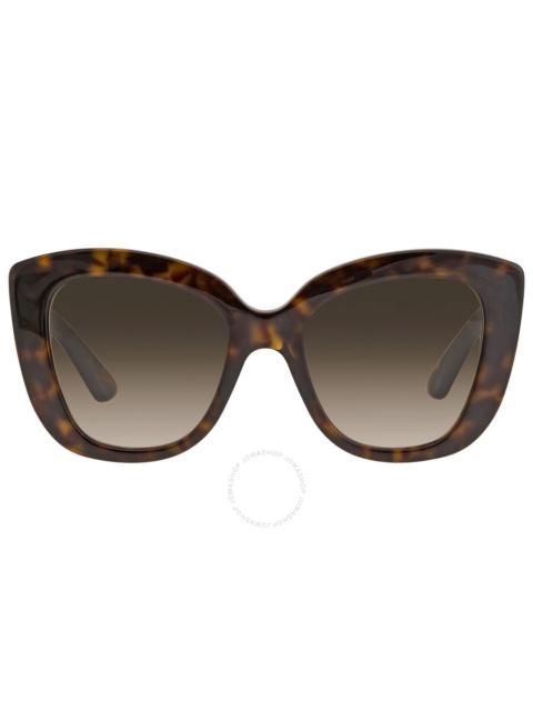 GUCCI Gucci Light Brown Butterfly Ladies Sunglasses GG0327S 002 52