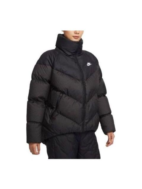 Nike (WMNS) Nike Sportswear Windpuffer Therma-FIT Loose Puffer Jacket 'Black' FD8212-010