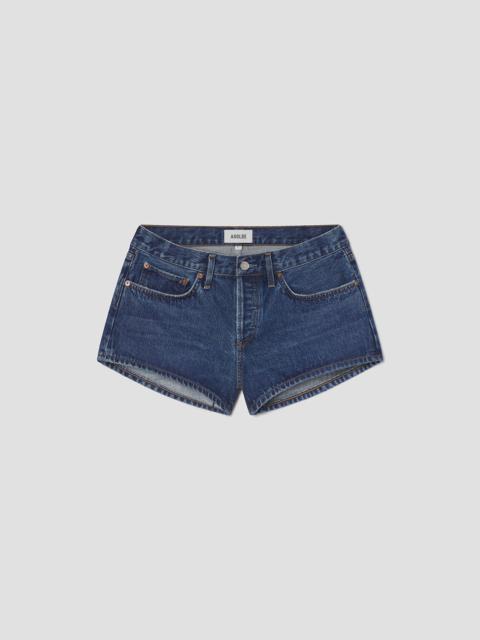 AGOLDE LOW RISE PARKER SHORT IN ENAMOUR