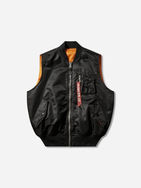 ALPHA INDUSTRIES Men's MA-1 Heritage Vest Black