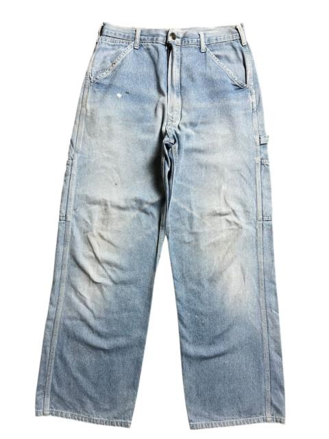 Other Designers Japanese Brand × Vintage - VINTAGE SMITH’S MADE AMERICA CARPENTER WASHED BLUE JEAN