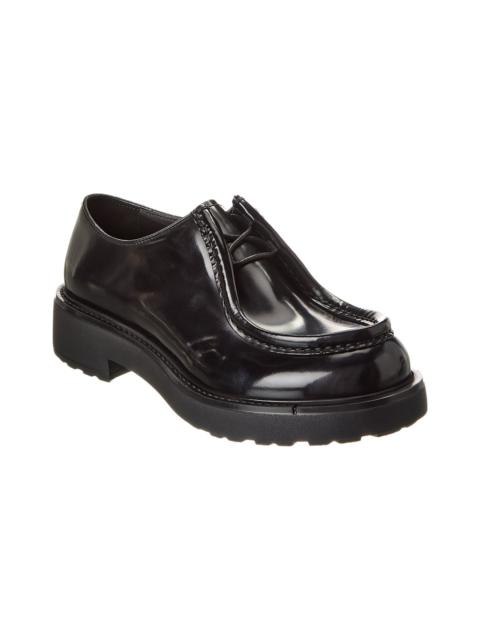 Prada Prada Brushed Leather Oxford