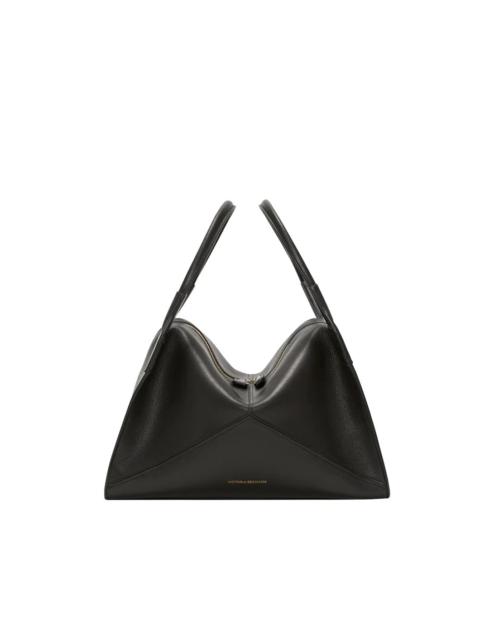 Victoria Beckham VICTORIA PLIÉ BAG IN BLACK LEATHER