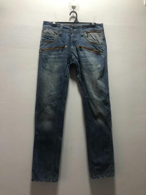 SOUL OF FREEDOM Denim Pants Zip Multipocket Japan