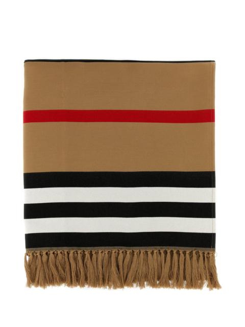 Burberry Embroidered cotton blanket
