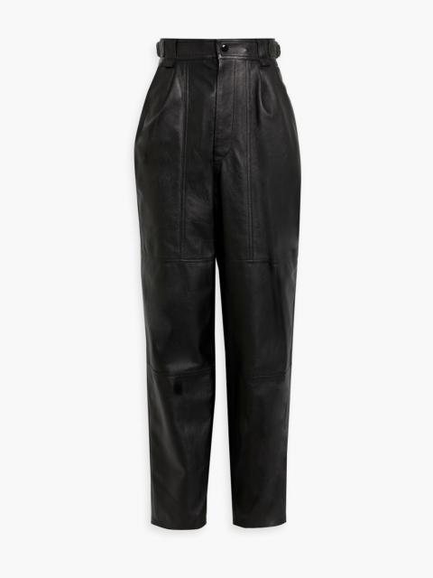 Isabel Marant Ciferim leather tapered pants