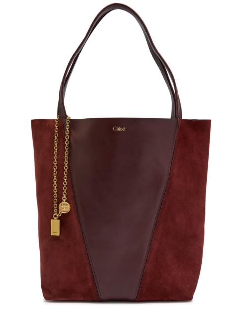 Chloé Chloe Spin Panelled Suede Tote bag