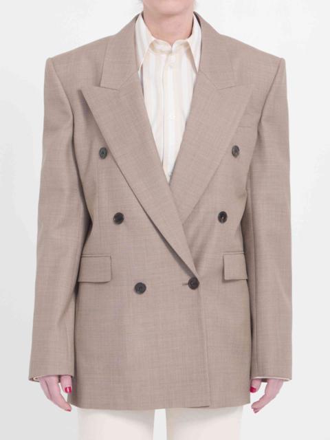 Saint Laurent Women Wool Double-Breasted Jacket