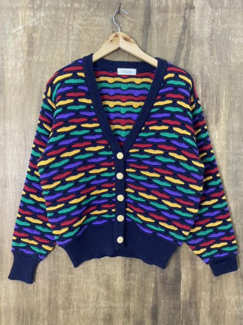 Other Designers Coogi - Like Coogi Fiume Patterned Knit Cardigan #914