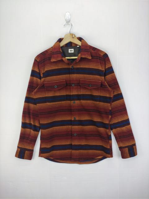 Other Designers Vintage Uniqlo Flannel Fleece Button Up