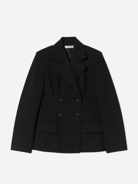 CO Double Breasted Fitted Blazer in Virgin Wool