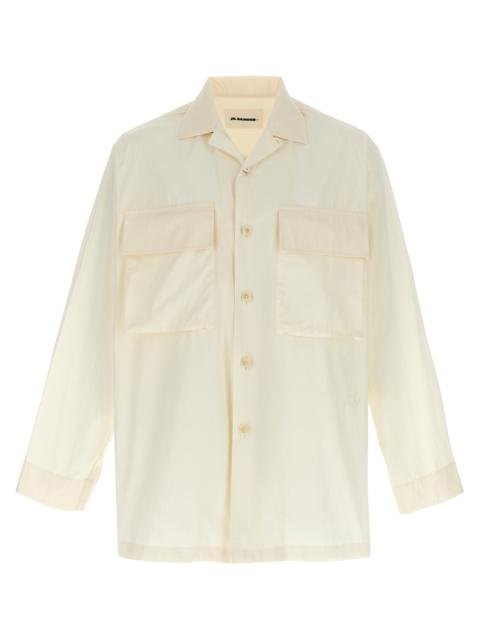 Jil Sander Men Logo Embroidery Shirt