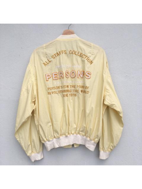 Other Designers Japanese Brand - Person’s Embroidery Zipper Bomber