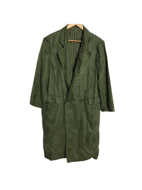 Ne-net issey miyake removable sleeve trench coat