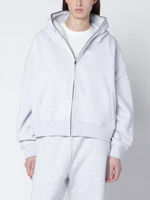 entire studios Black washed zip hoodie