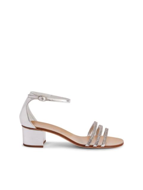 Giuseppe Zanotti Martha 40mm metallic-effect sandals