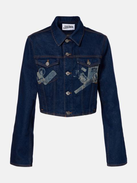 Jean Paul Gaultier Cropped denim jacket