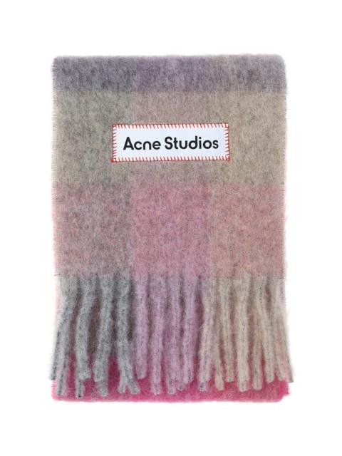 Acne Studios Acne Studios Check Scarf Fuchsia/Lilac/Pink