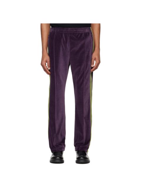 Purple Narrow Track Pants