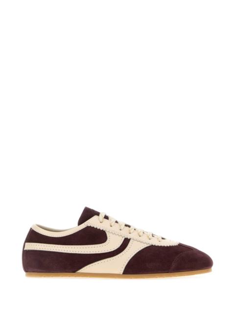 Dries Van Noten Dries Van Noten Men Two-Tone Suede And Leather Sneakers