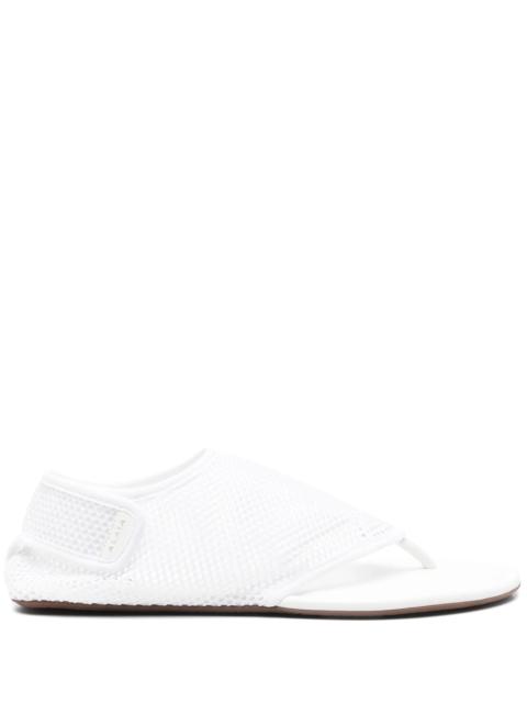 Alaïa leather flat sandals