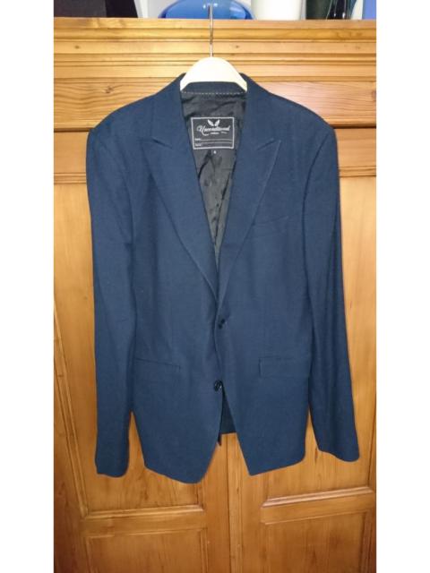 Other Designers Unconditional - Blue Cotton - Wool Blend Blazer Jacket Size Small / EU46