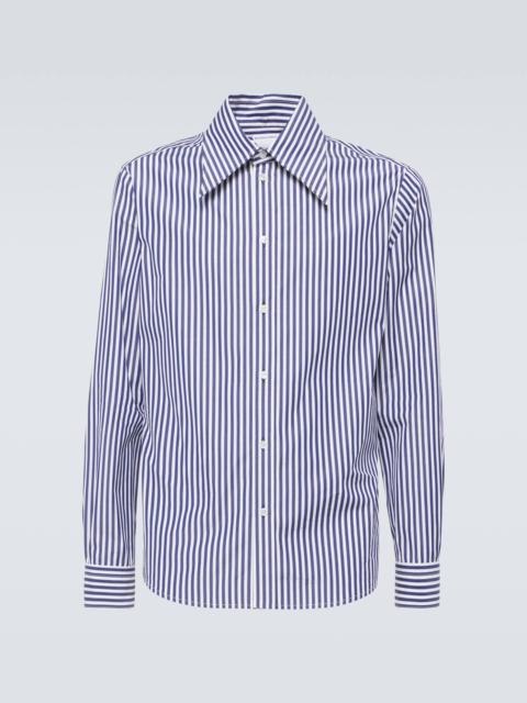 Bottega Veneta Striped cotton poplin shirt