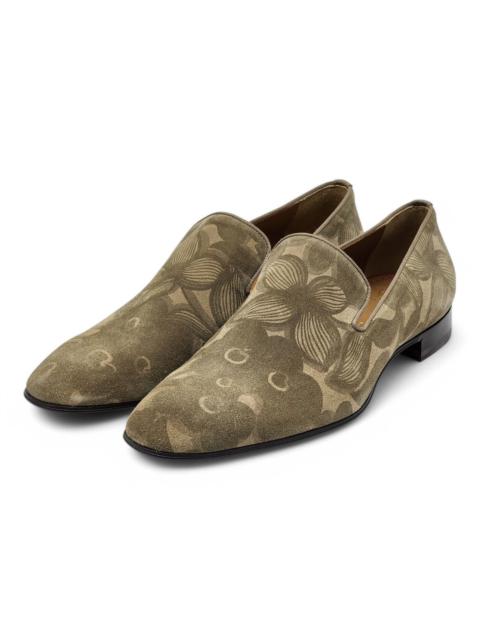 Dandelion Floral Suede Loafers - Green EU 43 / US 10 $995