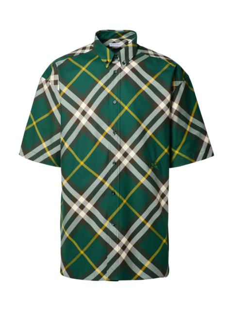 Burberry Green Cotton Shirt