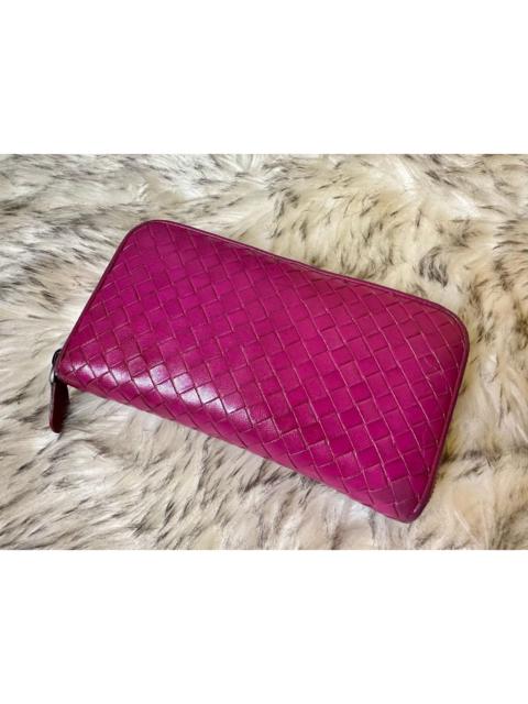 Bottega Veneta Authentic Bottega Veneta Intrecciato Zip Around Wallet