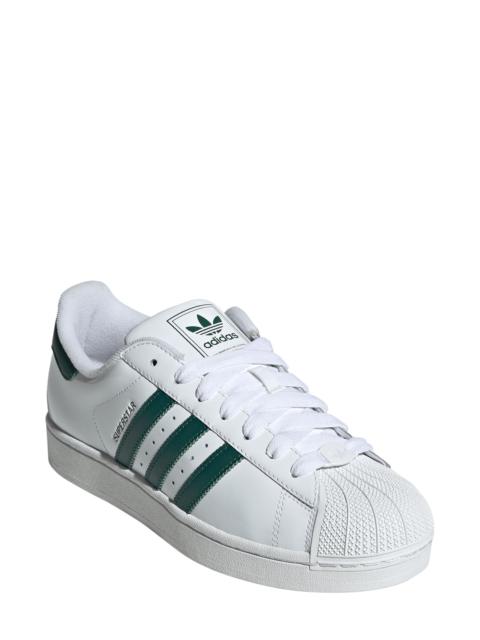 adidas adidas Gender Inclusive Superstar II Sneaker in White/Collegiate Green/White at Nordstrom