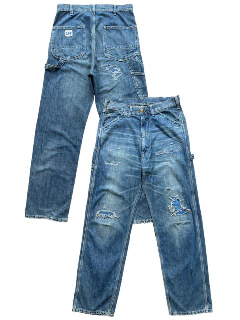 Other Designers Vintage Lee Carpenter Distressed Baggy Jeans 32x31